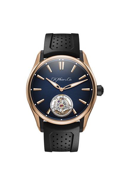 H. Moser Cie. Pioneer Tourbillon Red Gold with Titanium DLC