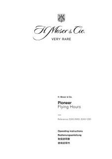 Pioneer Flying Hours