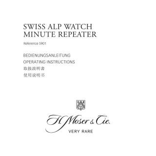 Swiss Alp Watch Minute Repeater